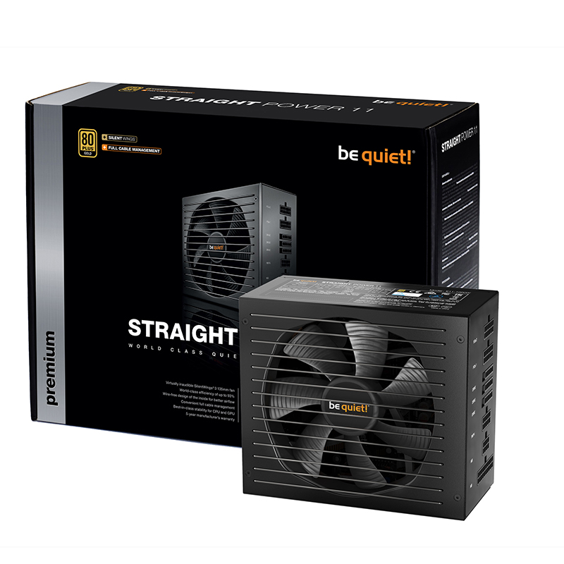 be quiet! 650W Straight Power 11 80+ Gold Power Supply (BN883)