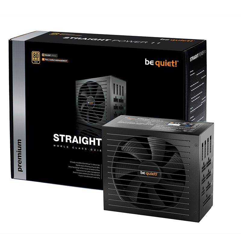 be quiet! 750W Straight Power 11 80+ Gold Power Supply (BN884)