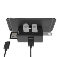 Volans Aluminium USB Type-C to USB 3.0 and Card Reader Hub (VL-HB03R-C)