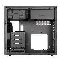 SilverStone CS330 Mini Tower mATX Case - Black