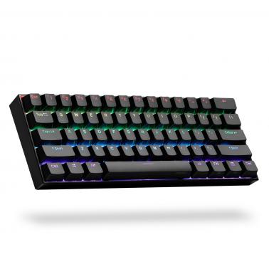 ANNE PRO 2 60% Bluetooth Mechanical Keyboard, Gateron Red Switch, Black ...