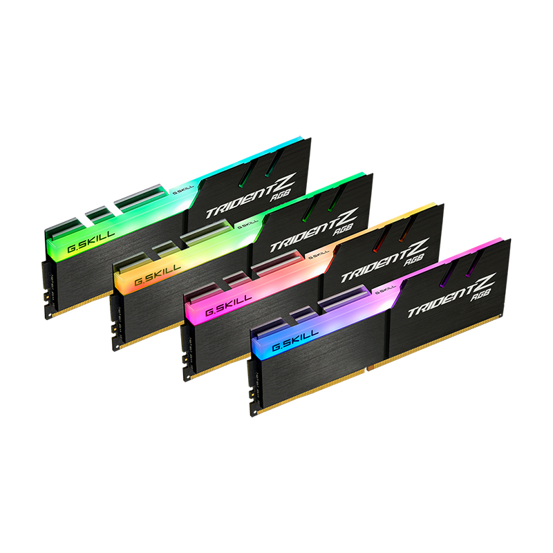 G.Skill 64GB (4x16GB) F4-3600C16Q-64GTZRC Trident Z RGB 3600MHz DDR4 RAM