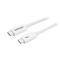 Startech 1m Thunderbolt 3 USB Type C Cable (20Gbps) - White