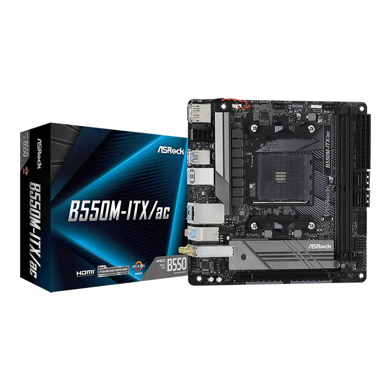 Asrock B550M ITX/AC AM4 ITX Motherboard