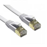Edimax 15m 10GbE Shielded CAT7 Flat Network Cable - White