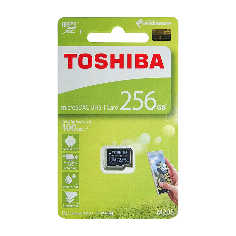 Toshiba 256GB M203 UHS-1 C10 MicroSDXC Card
