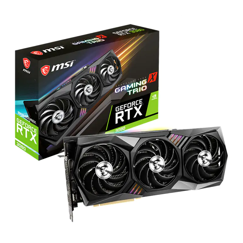 MSI GeForce RTX 3080 Gaming X Trio 10G Graphics Card (GeForce RTX 3080 GAMING X TRIO 10G)