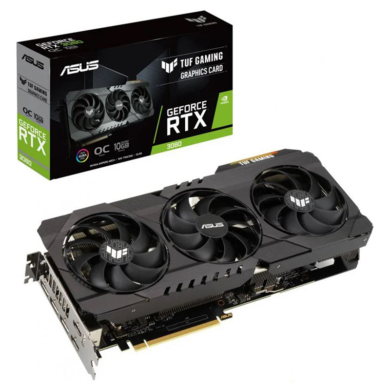 Asus GeForce RTX 3080 TUF Gaming OC 10G Graphics Card