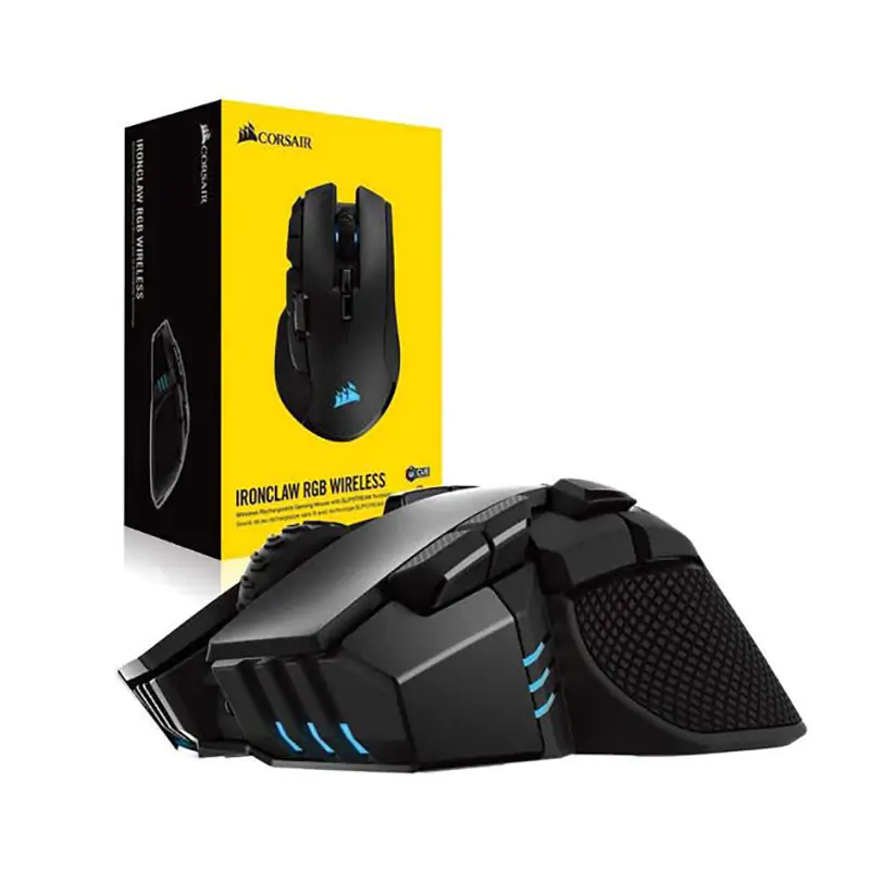 Corsair Ironclaw RGB Wireless Gaming Mouse (CH-9317011-AP Corsair Ironclaw RGB Wireless Gaming Mouse (CH-9317011-AP