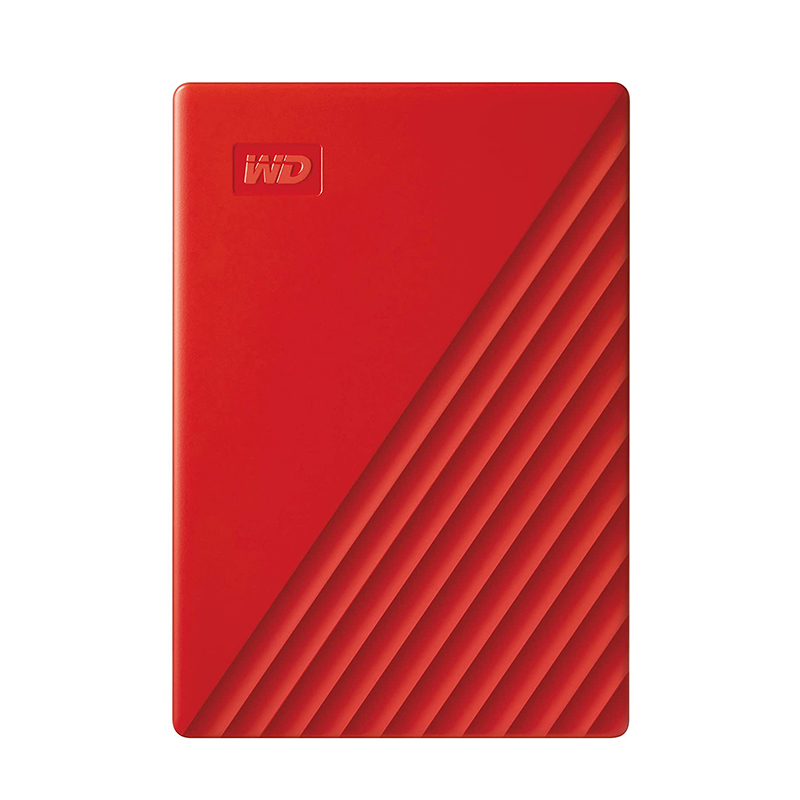 Western Digital 2TB My Passport USB 3.2 External HDD - Red