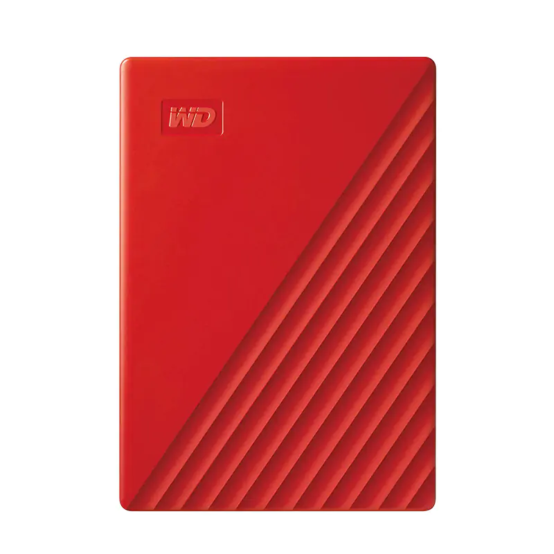Western Digital 2TB My Passport USB 3.2 External HDD - Red (WDBYVG0020BRD-WESN)
