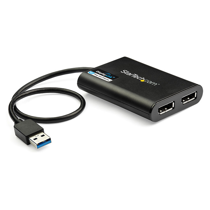 Startech USB 3.0 to Dual DisplayPort Adapter - 4K 60Hz