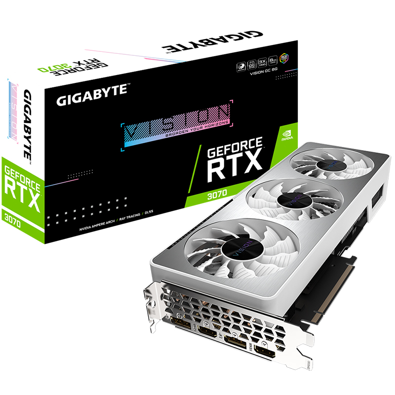 Gigabyte GeForce RTX 3070 Vision OC 8G Graphics Card (GV-N3070VISION OC-8GD)