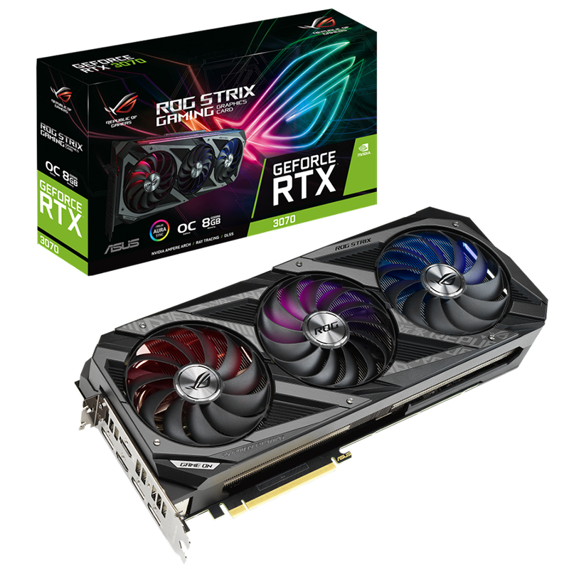 Asus ROG STRIX GeForce RTX 3070 OC 8G Graphics Card