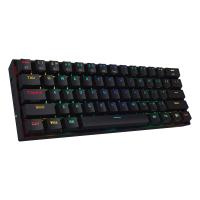 Redragon K530 PRO Draconic 60% Triple Mode Compact RGB Wireless Mechanical Gaming Keyboard, Hot-Swappable Brown Switch, Black