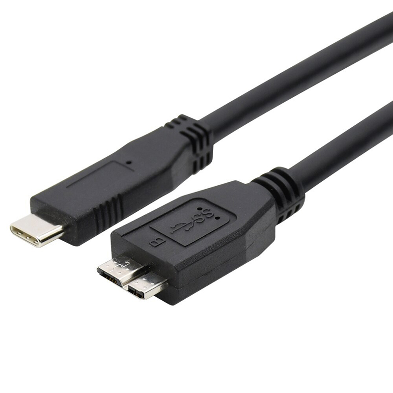 USB3.1 Type-C Male to USB3.0 Micro USB Type-B Male Cable