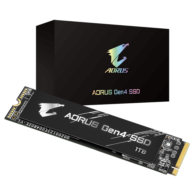 Gigabyte Aorus Gen4 1TB PCIe 4.0 M.2 3D TLC NAND NVMe SSD (GP-AG41TB)
