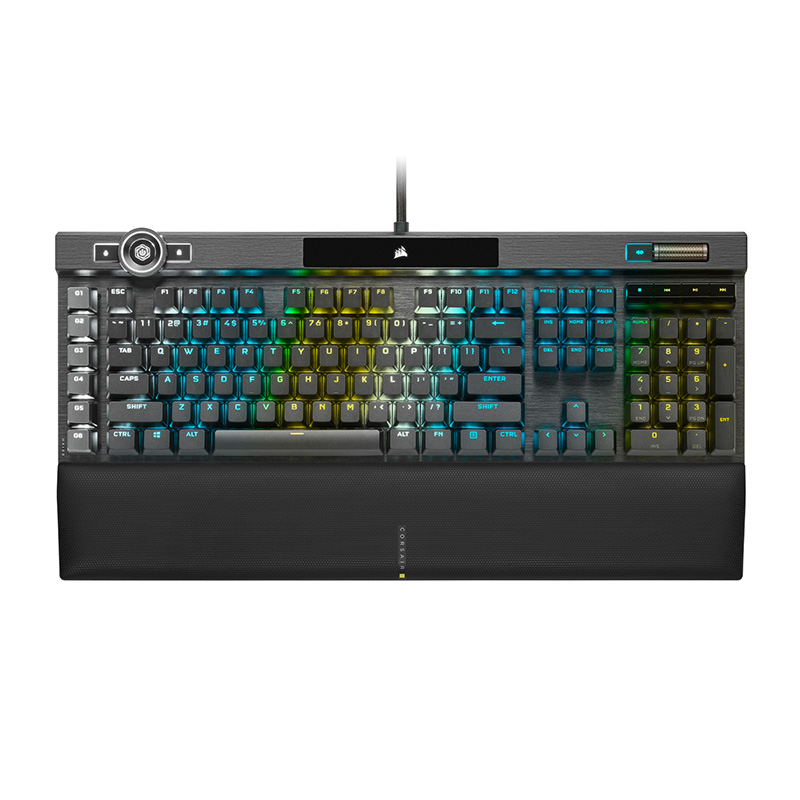 Corsair K100 RGB Mechanical Gaming Keyboard - Cherry MX Speed - Black (CH-912A014-NA)