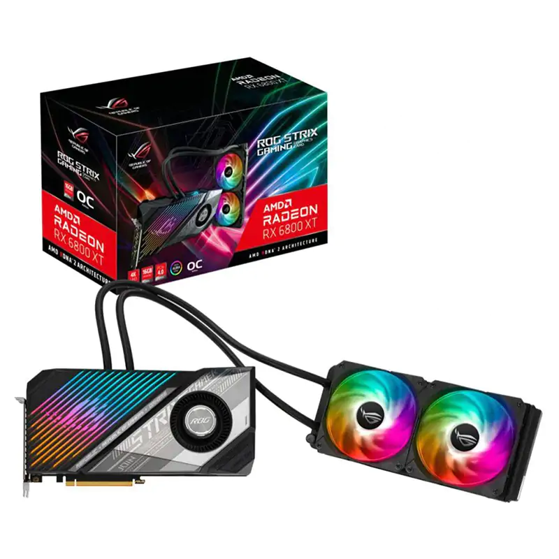 Asus ROG Strix LC Radeon 6800 XT OC Edition 16G Graphics Card (ROG-STRIX-LC-RX6800XT-O16G-GAMING)