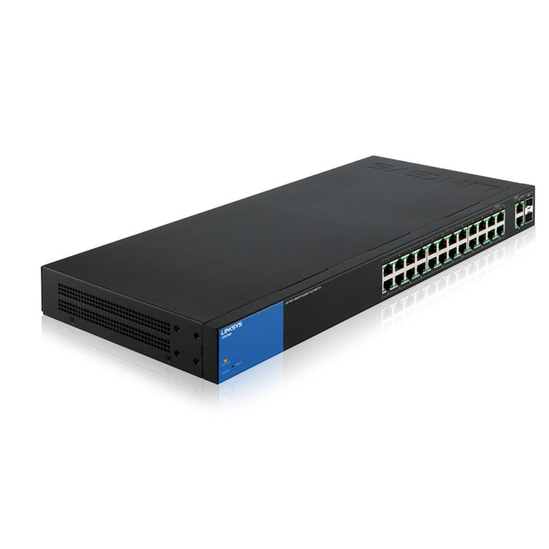 Linksys Business 24 Port PoE+ Smart Gigabit Network Switch (LGS326MP)