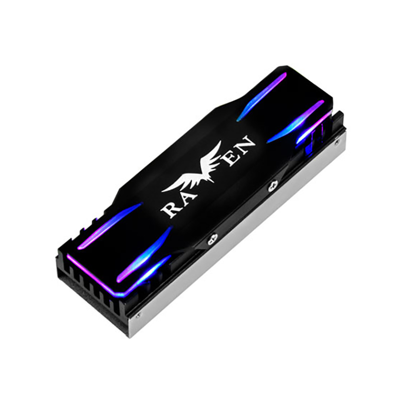 SilverStone M.2 SSD Cooling Kit with ARGB Lighting