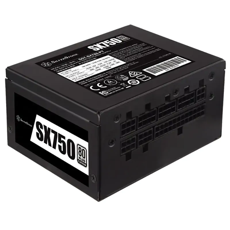 SilverStone 750W SFX 80+ Platinum Fully Modular SFX Power Supply (SX750-PT)