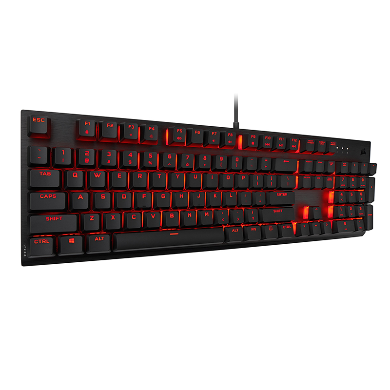 Corsair K60 Pro Red LED Mechanical Gaming Keyboard - Cherry Viola (CH-910D029-NA)