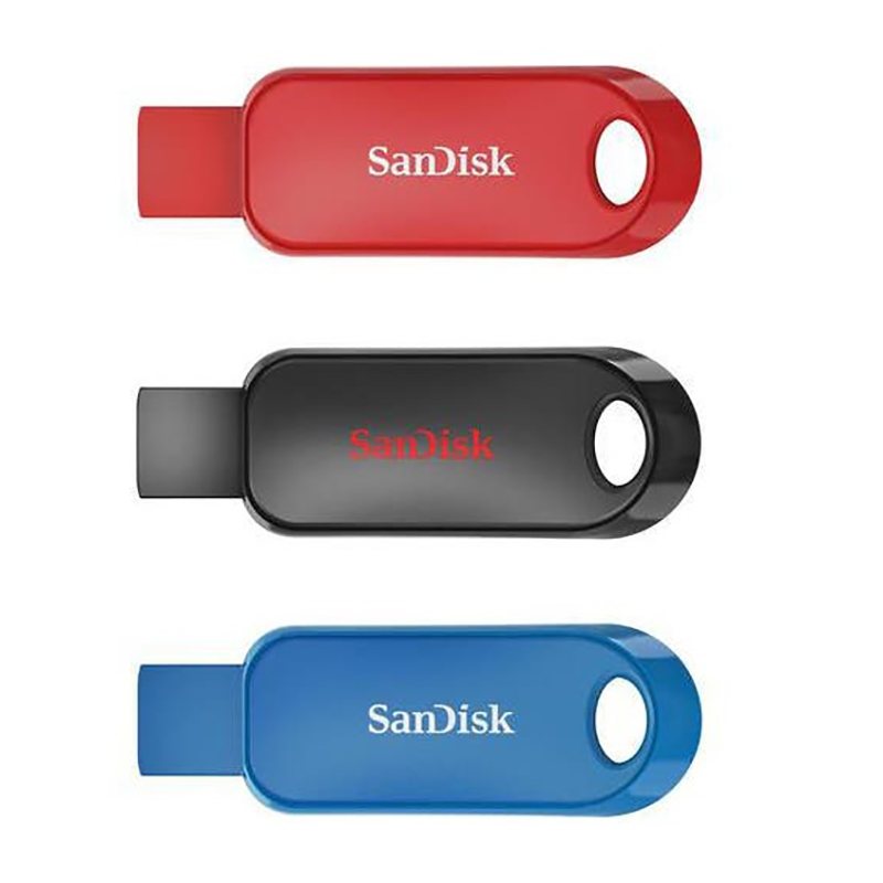 SanDisk 16GB Cruzer Snap CZ62 USB 2.0 Drive - 3 Pack