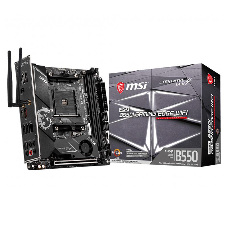 MSI MPG B550I Gaming Edge WiFi AM4 ITX Motherboard (MPG B550I GAMING EDGE WIFI)