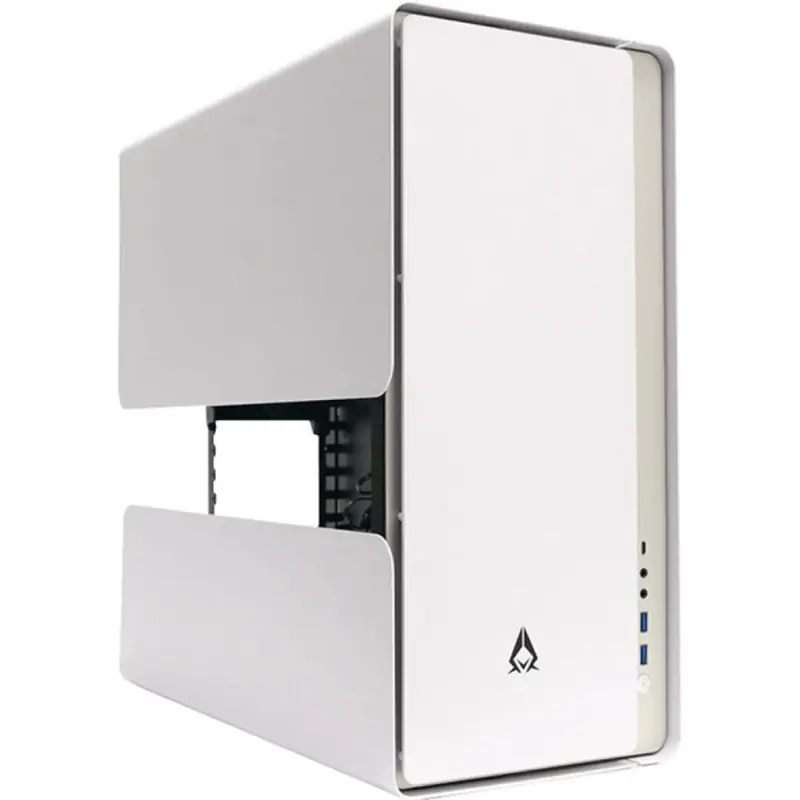 AZZA Cast 808 Mid Tower ATX Case - White - Umart.com.au