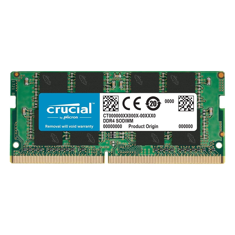 Crucial 16GB (1x16GB) 2666MHz SODIMM DDR4 SODIMM RAM (CT16G4SFS8266-P)