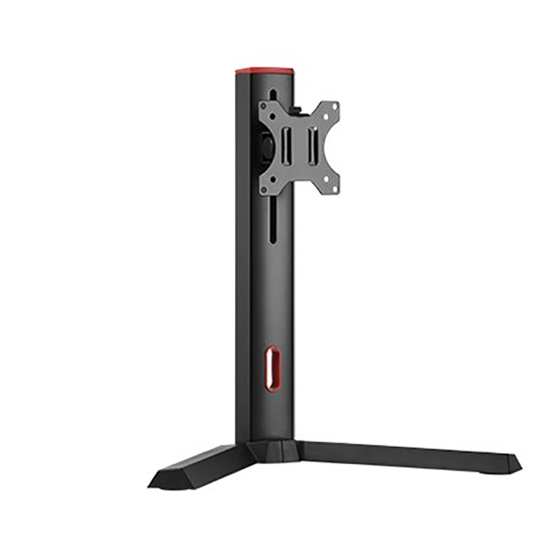 Brateck Single Screen Classic Pro Gaming Monitor Stand - Red
