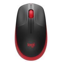 Logitech M190 Wireless Mouse - Red (910-005915)
