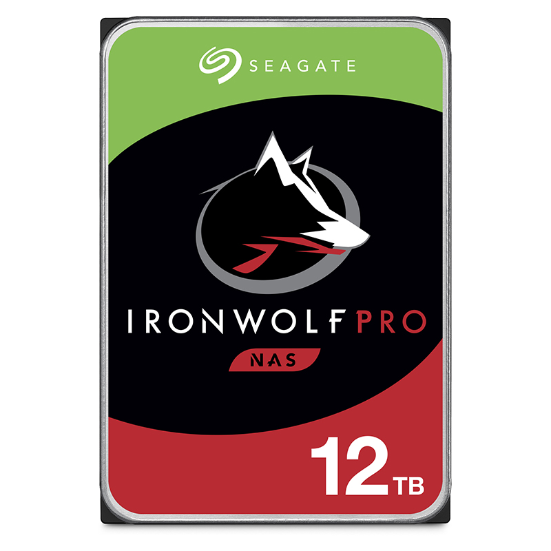 Seagate IronWolf Pro 12TB 7200RPM 3.5in NAS SATA Hard Drive (ST12000NE0007)