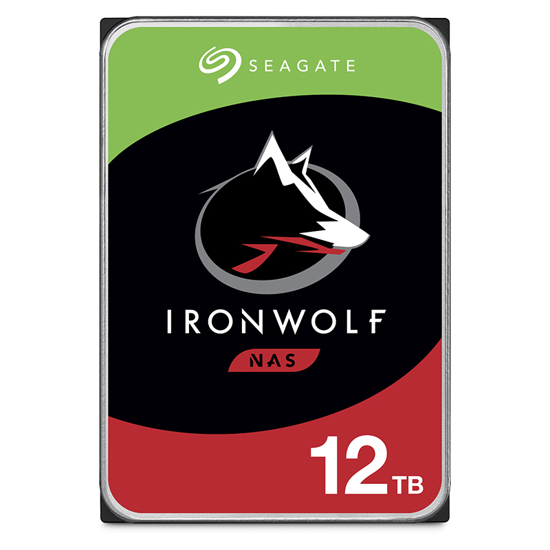 Seagate 12TB Ironwolf 3.5in SATA 7200RPM NAS Hard Drive - ST12000VN0008