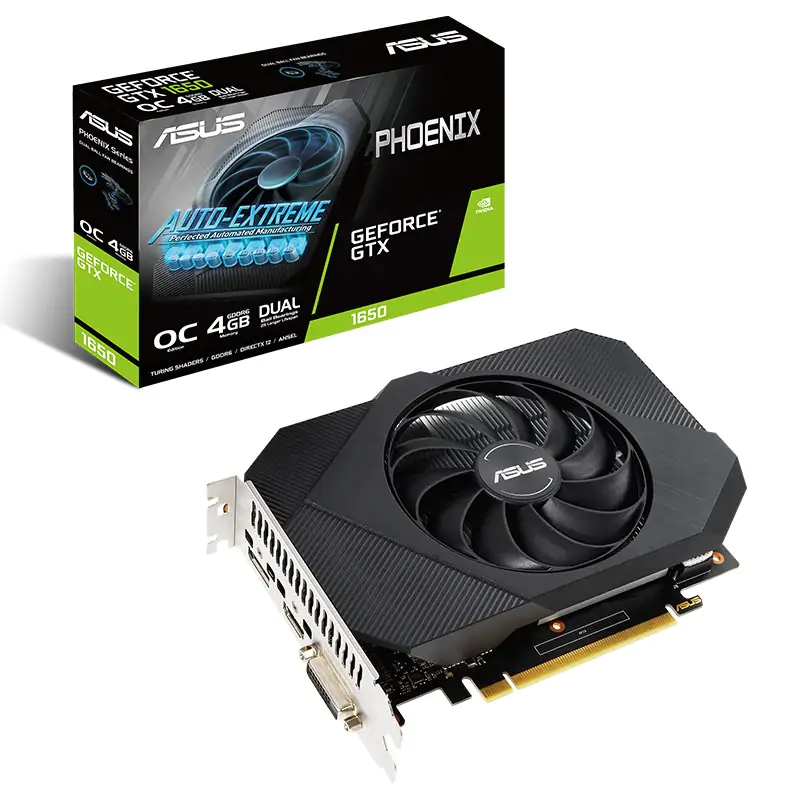 1650 Super Oc 4gb Asus Phoenix Gtx 1650s Asus Geforce Gtx 1650