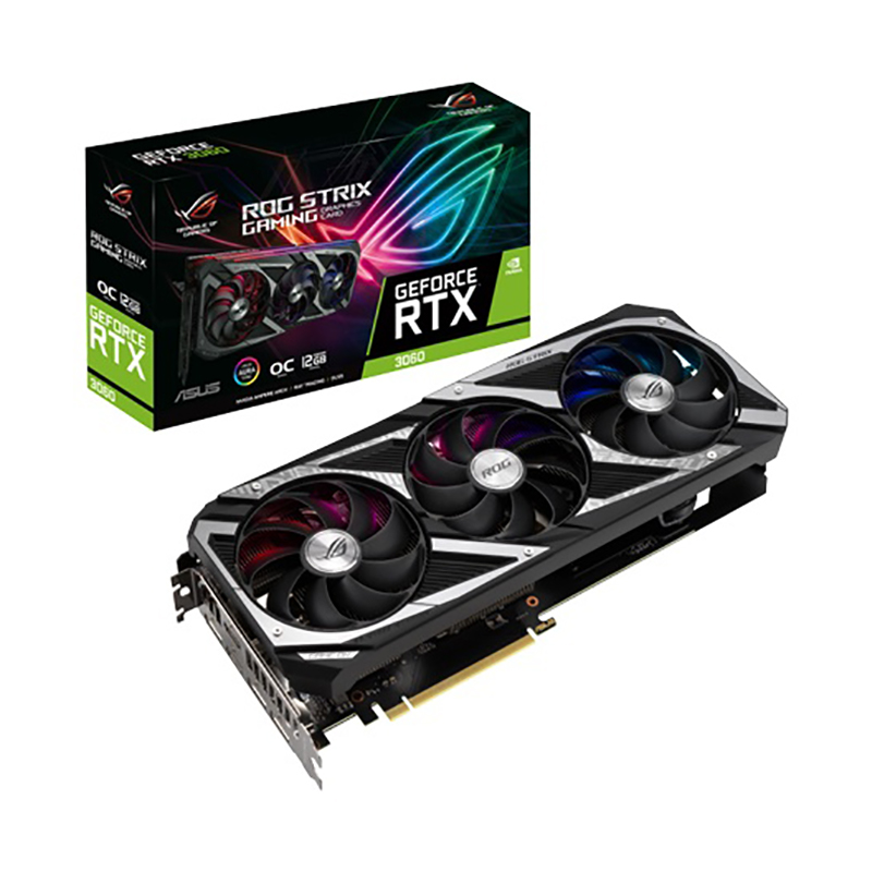 Asus GeForce RTX 3060 ROG Strix Gaming OC 12G LHR Graphics Card