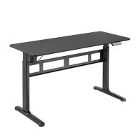 Brateck Stylish Single Motor Sit Stand Desk - Black