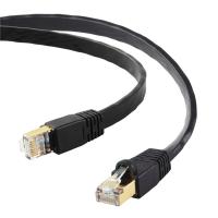 Edimax Cat8 40GbE Shielded Flat Network Cable - 10m Black