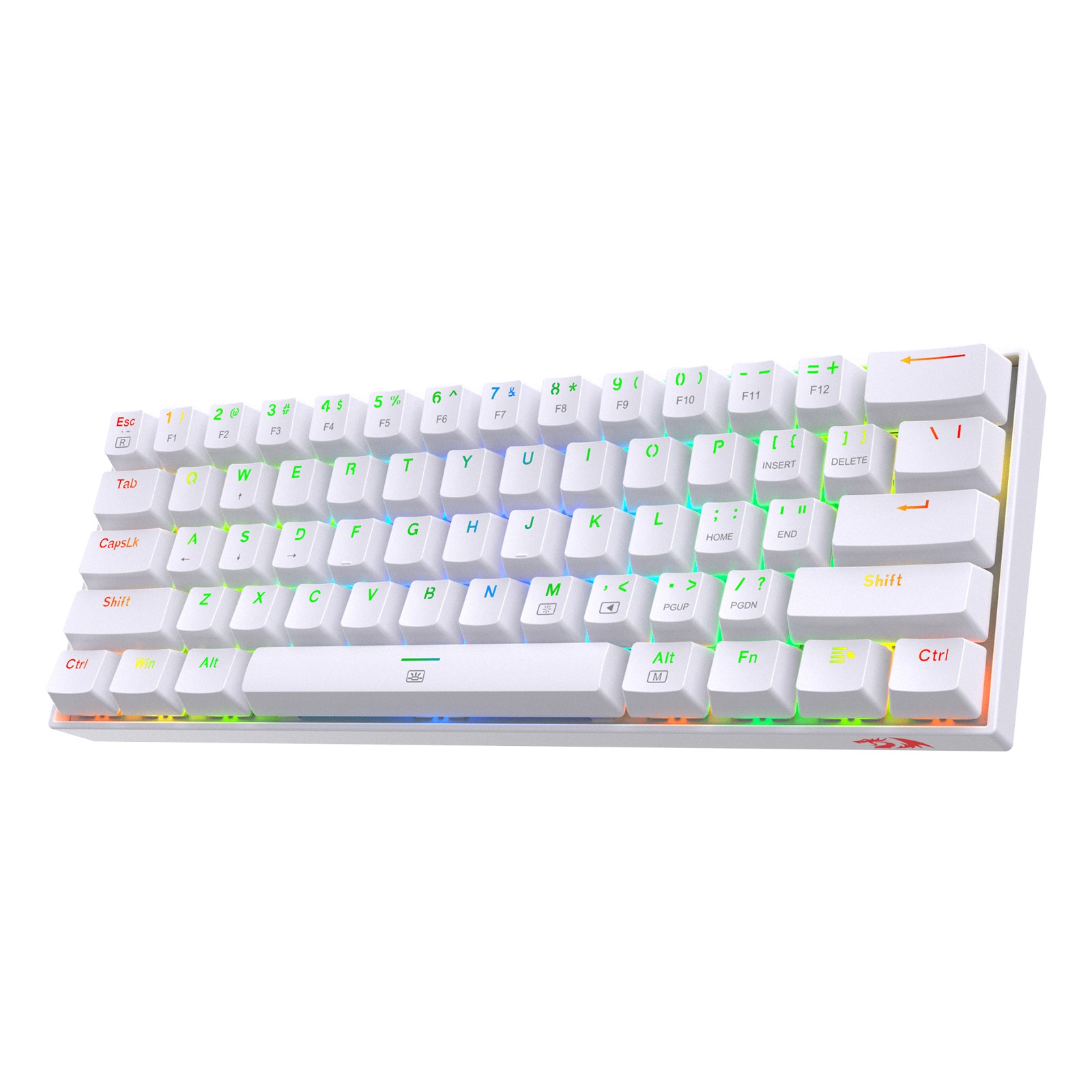 Redragon K630 60% RGB Wired Mechanical Keyboard, Brown Switch