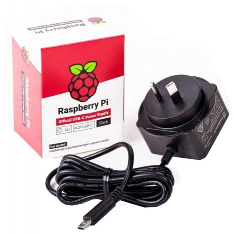 Raspberry Pi 4 Model B Offical USB-C Power Supply - AU Plug