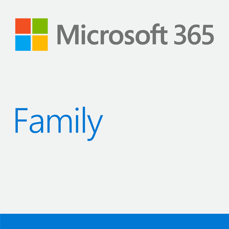 Microsoft Office 365 Family Retail 1 Year  Subscription