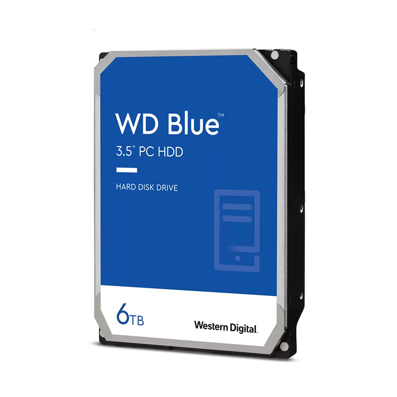 Western Digital 6TB Blue 3.5 SATA 5400RPM Hard Drive (WD60EZAZ)