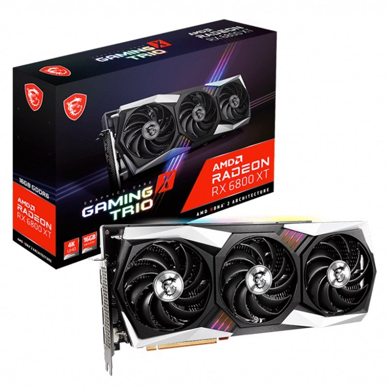 MSI Radeon RX 6800 XT Gaming Z Trio 16G Graphics Card (RADEON RX 6800 XT GAMING Z TRIO 16G)