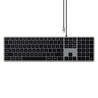 Satechi Slim W3 USB-C Wired Keyboard - Space Grey