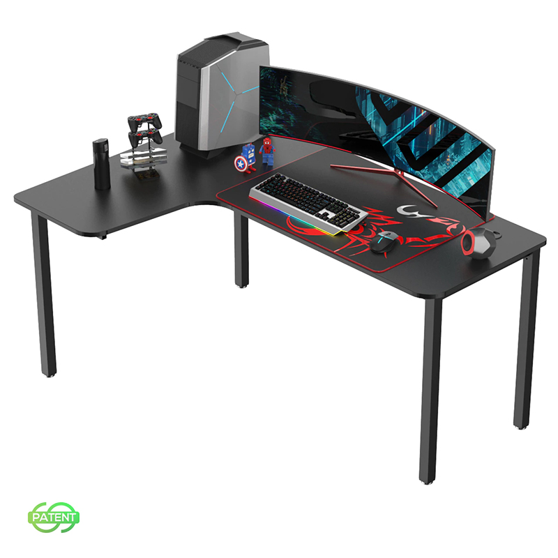 Eureka Ergonomic Left Side L Shape Gaming Desk