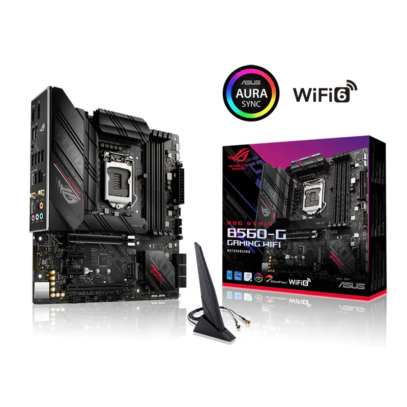 Asus ROG Strix B560 G Gaming WiFi LGA 1200 mATX Motherboard (ROG-STRIX-B560-G-GAMING-WIFI)