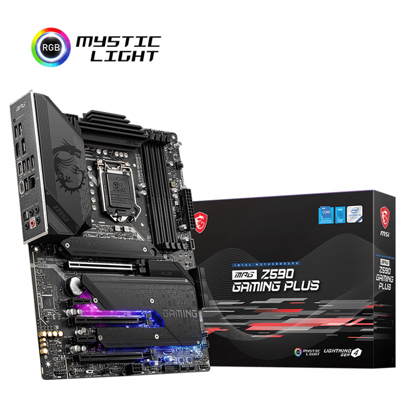 MSI MPG Z590 Gaming Plus LGA 1200 ATX Motherboard (MPG Z590 GAMING PLUS)