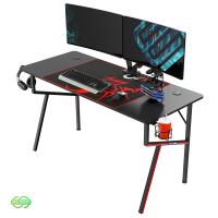 Eureka Ergonomic K55 Gaming Desk - Black