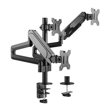 Brateck 17-27 inch Triple Monitor Pole Mounted Gas Spring Monitor Arm (LDT48-C036) - OPENED BOX 90417